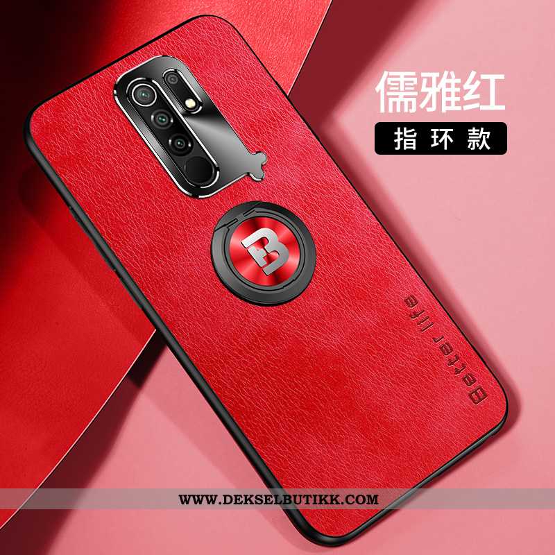 Etui Xiaomi Redmi 9 Skinndeksel Kreativ Tynne Anti-fall Oransje, Deksel Xiaomi Redmi 9 Nubuck Billig