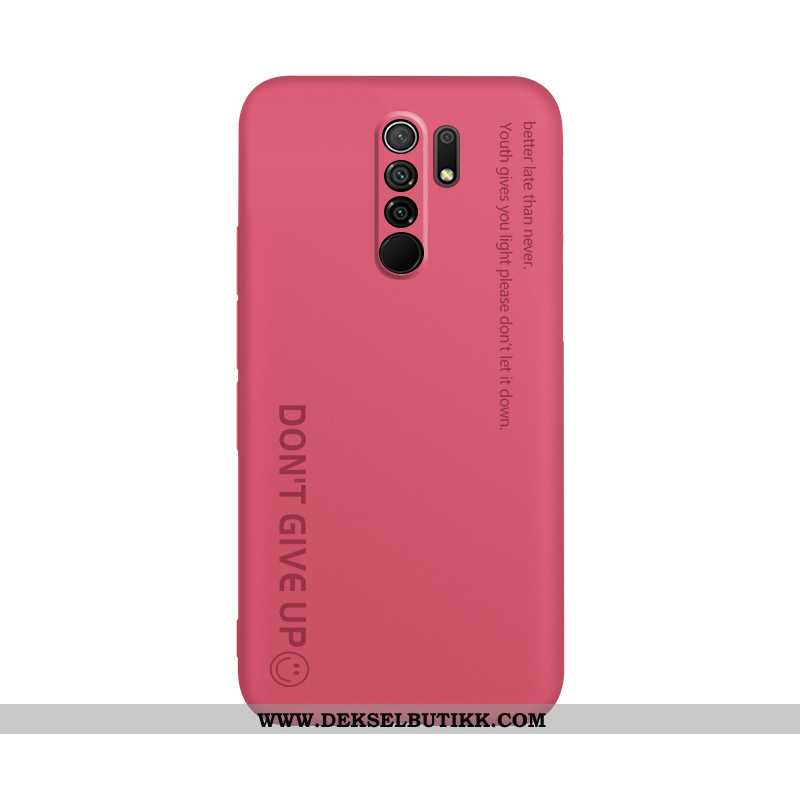 Etui Xiaomi Redmi 9 Trend Net Red Hengende Ornamenter Deksel Rød, Xiaomi Redmi 9 Ultra Tilbud