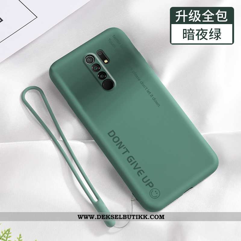 Etui Xiaomi Redmi 9 Trend Net Red Hengende Ornamenter Deksel Rød, Xiaomi Redmi 9 Ultra Tilbud