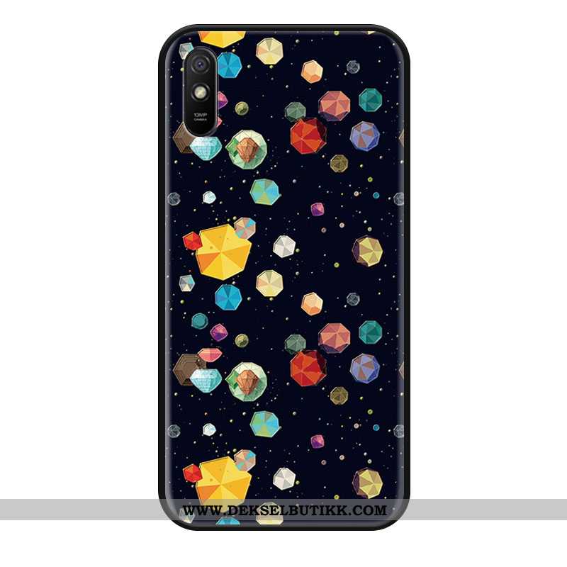 Etui Xiaomi Redmi 9a Hengende Ornamenter Vind Stjernehimmel Anti-fall Mørkeblå, Deksel Xiaomi Redmi 