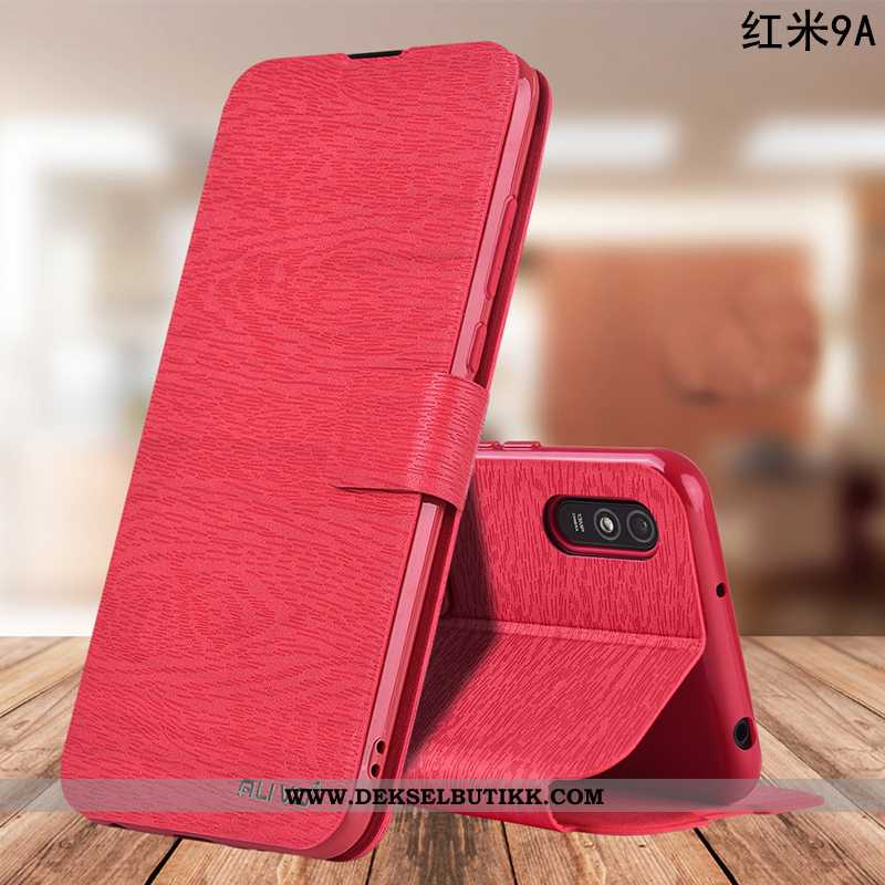 Etui Xiaomi Redmi 9a Skinndeksel Liten Rød Anti-fall, Deksel Xiaomi Redmi 9a Myke Rabatt