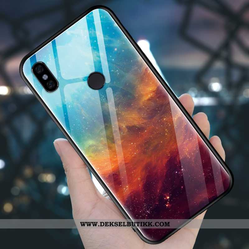 Etui Xiaomi Redmi Note 5 Beskyttelse Net Red Høy Nubuck Lilla, Deksel Xiaomi Redmi Note 5 Glass Raba