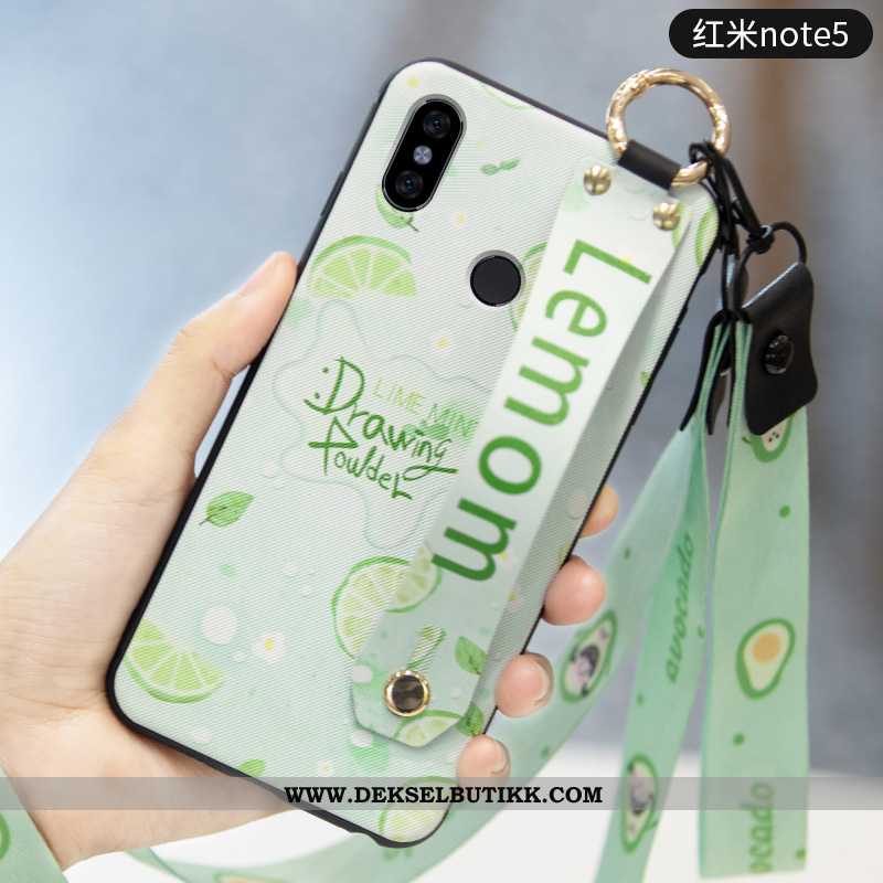 Etui Xiaomi Redmi Note 5 Myke Grønn Trend Kreativ, Deksel Xiaomi Redmi Note 5 Silikon Rabatt