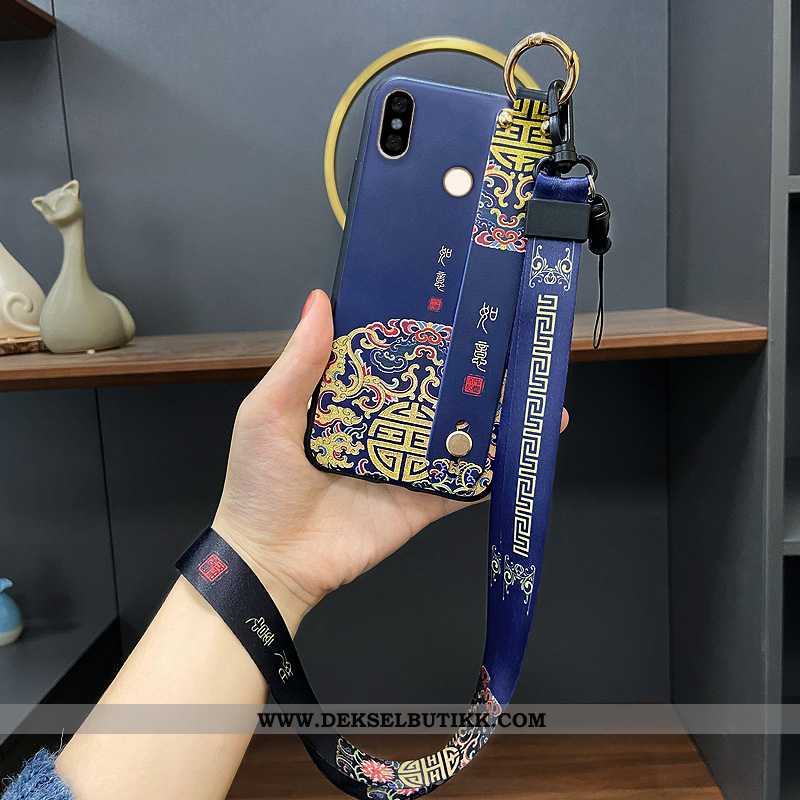 Etui Xiaomi Redmi Note 5 Myke Kreativ Kinesisk Stil Av Personlighet Blå, Deksel Xiaomi Redmi Note 5 