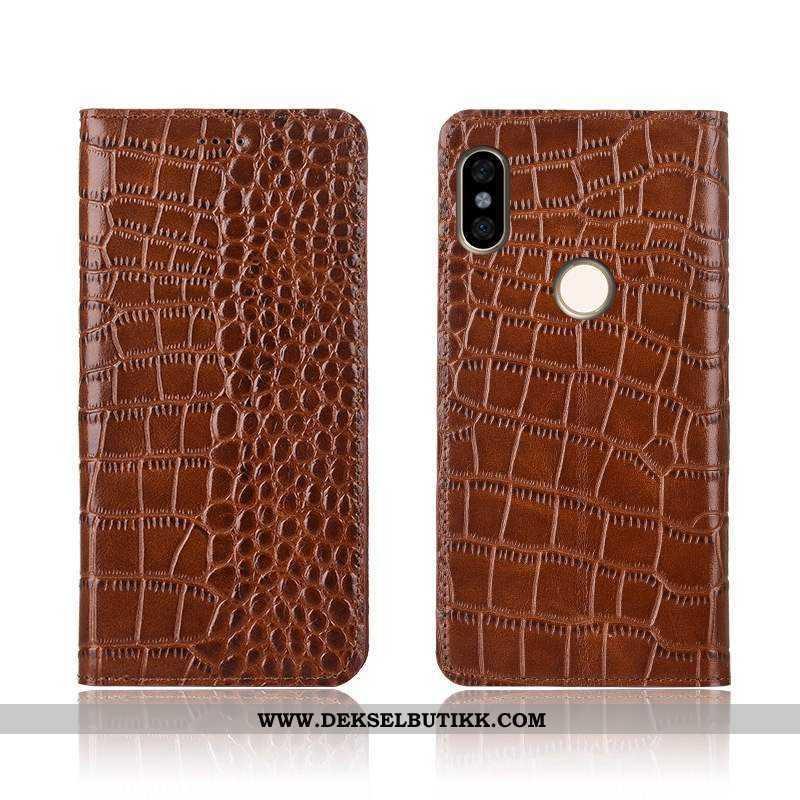 Etui Xiaomi Redmi Note 6 Pro Skinndeksel Beskyttelse Rød Liten Brun, Deksel Xiaomi Redmi Note 6 Pro 