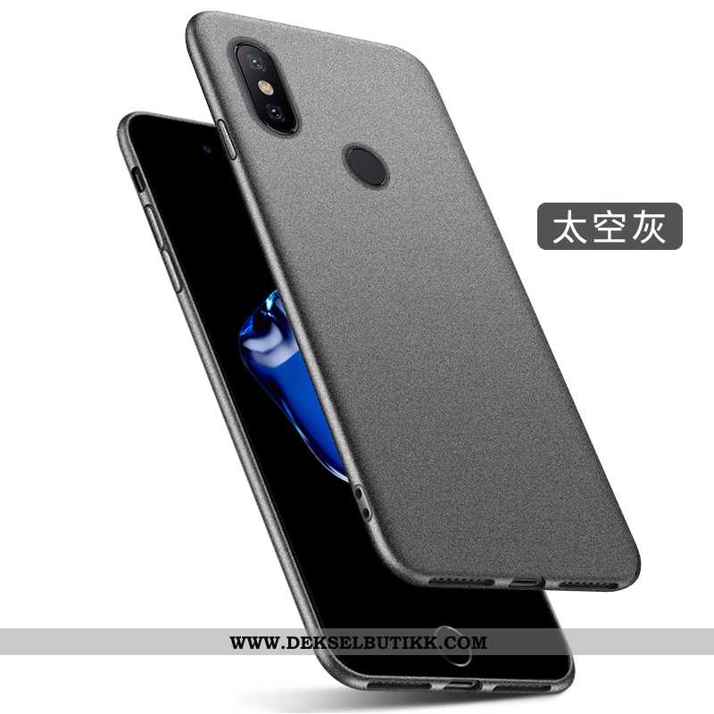 Etui Xiaomi Redmi Note 6 Pro Tynne Alt Inkludert Nubuck Svart, Deksel Xiaomi Redmi Note 6 Pro Myke T