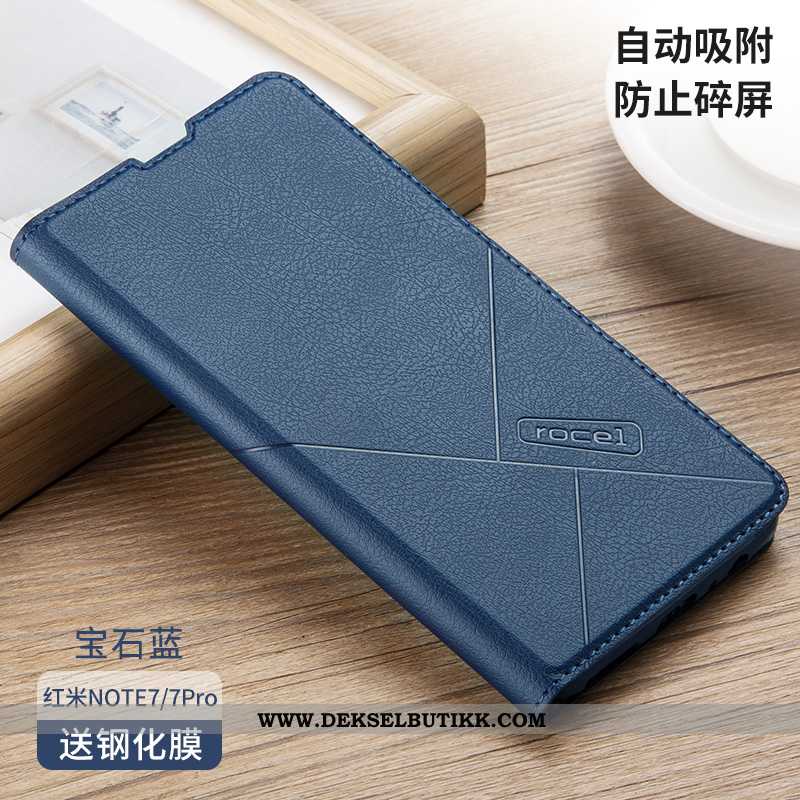 Etui Xiaomi Redmi Note 7 Av Personlighet Folio Deksel Anti-fall Brun, Xiaomi Redmi Note 7 Silikon Sa