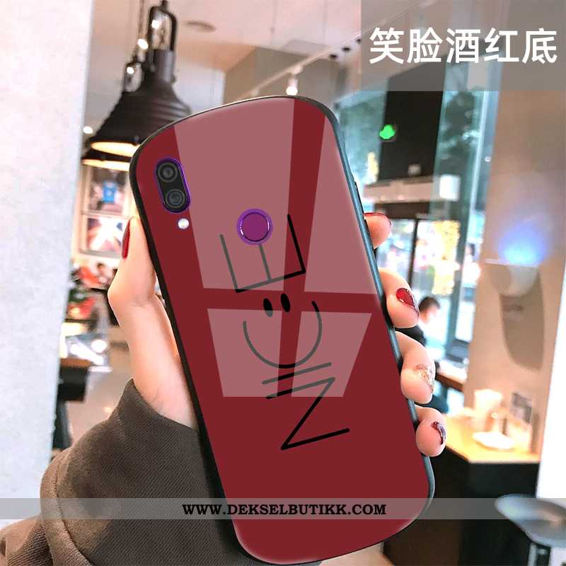 Etui Xiaomi Redmi Note 7 Beskyttelse Nye Net Red Svart, Deksel Xiaomi Redmi Note 7 Glass Tilbud