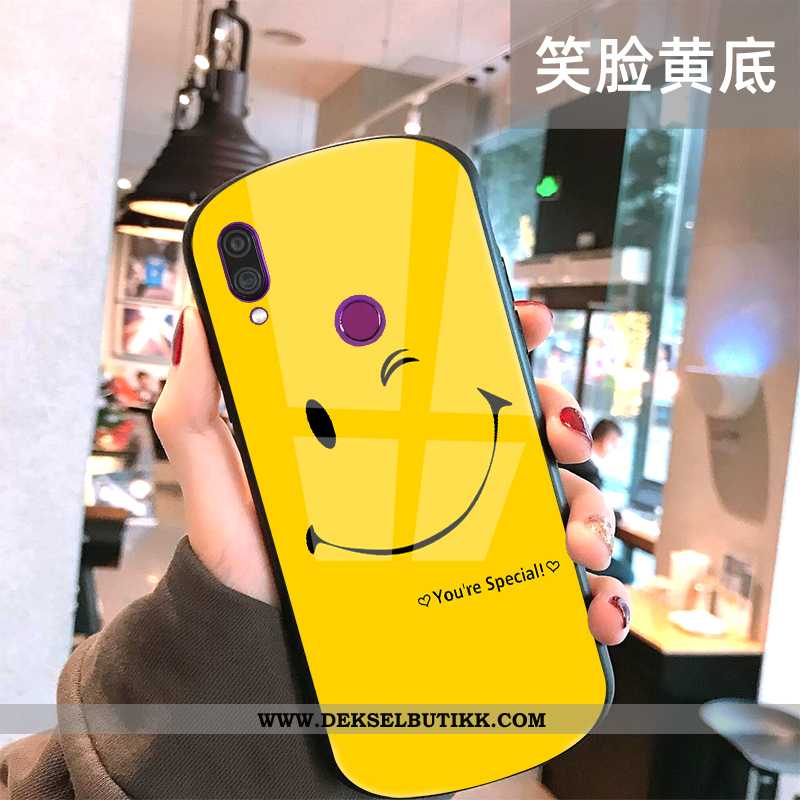 Etui Xiaomi Redmi Note 7 Beskyttelse Nye Net Red Svart, Deksel Xiaomi Redmi Note 7 Glass Tilbud