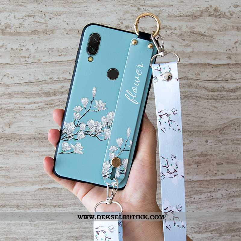 Etui Xiaomi Redmi Note 7 Hengende Ornamenter Hvit Anti-fall Rød Hvitt, Deksel Xiaomi Redmi Note 7 Vi