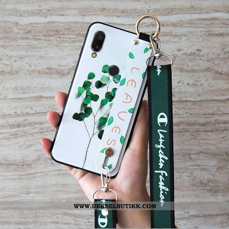 Etui Xiaomi Redmi Note 7 Hengende Ornamenter Hvit Anti-fall Rød Hvitt, Deksel Xiaomi Redmi Note 7 Vi