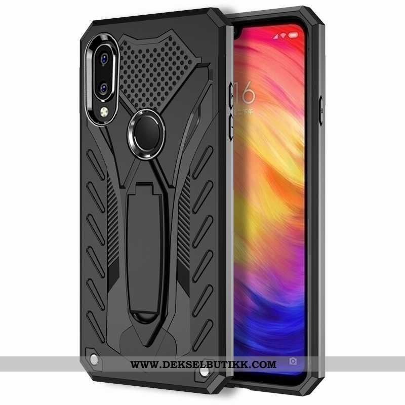 Etui Xiaomi Redmi Note 7 Myke Nye Net Red Svart, Deksel Xiaomi Redmi Note 7 Silikon Til Salgs