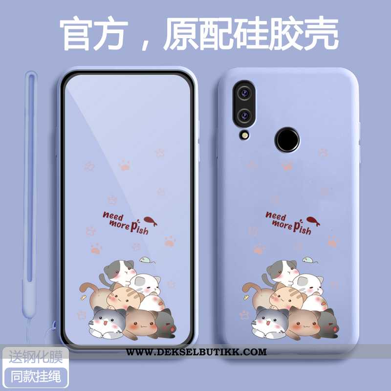 Etui Xiaomi Redmi Note 7 Silikon Tynne Myke Rød, Deksel Xiaomi Redmi Note 7 Beskyttelse På Nett