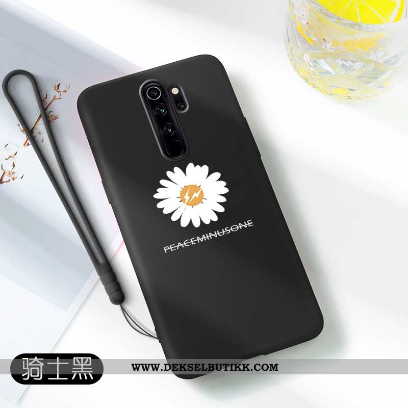 Etui Xiaomi Redmi Note 8 Pro Beskyttelse Alt Inkludert Lovers Enkel Svart, Deksel Xiaomi Redmi Note 