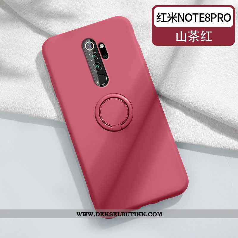 Etui Xiaomi Redmi Note 8 Pro Beskyttelse Anti-fall Monokrom Deksel Rød, Xiaomi Redmi Note 8 Pro Myke