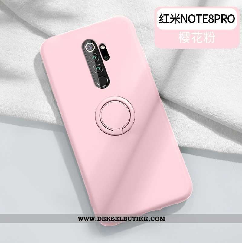 Etui Xiaomi Redmi Note 8 Pro Beskyttelse Anti-fall Monokrom Deksel Rød, Xiaomi Redmi Note 8 Pro Myke