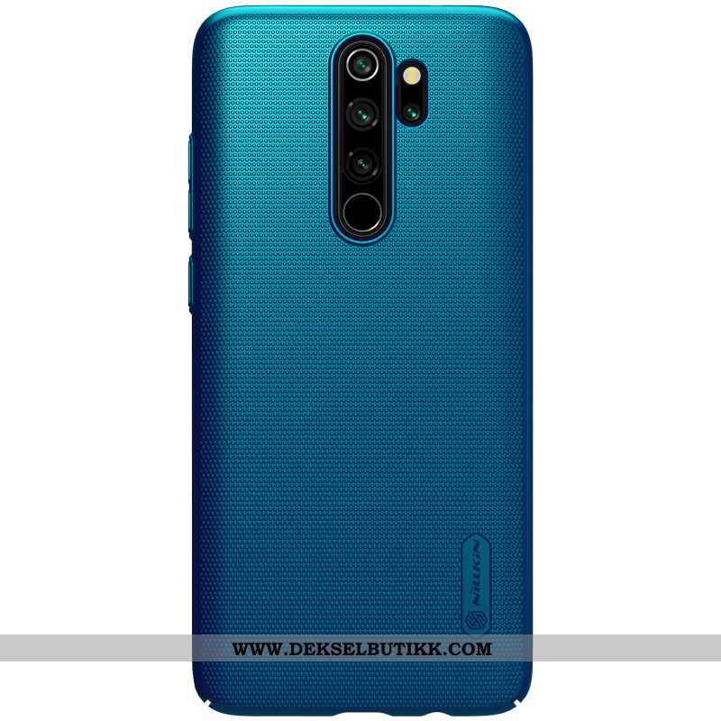 Etui Xiaomi Redmi Note 8 Pro Beskyttelse Blå Mobiltelefon Deksel, Xiaomi Redmi Note 8 Pro Nubuck But