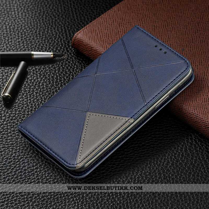 Etui Xiaomi Redmi Note 8 Pro Lommebok Folio Rød Deksel Brun, Xiaomi Redmi Note 8 Pro Beskyttelse Sal