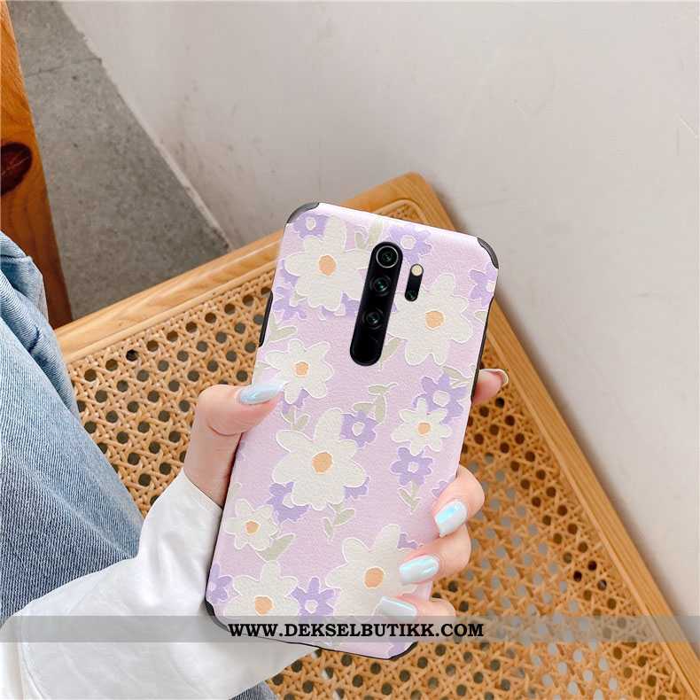 Etui Xiaomi Redmi Note 8 Pro Myke Anti-fall Alt Inkludert Lilla, Deksel Xiaomi Redmi Note 8 Pro Besk