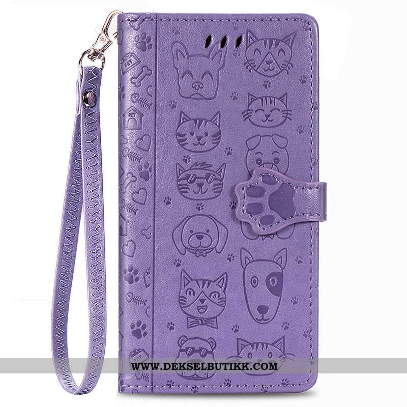 Etui Xiaomi Redmi Note 8t Beskyttelse Folio Anti-fall Rosa, Deksel Xiaomi Redmi Note 8t Silikon Tilb