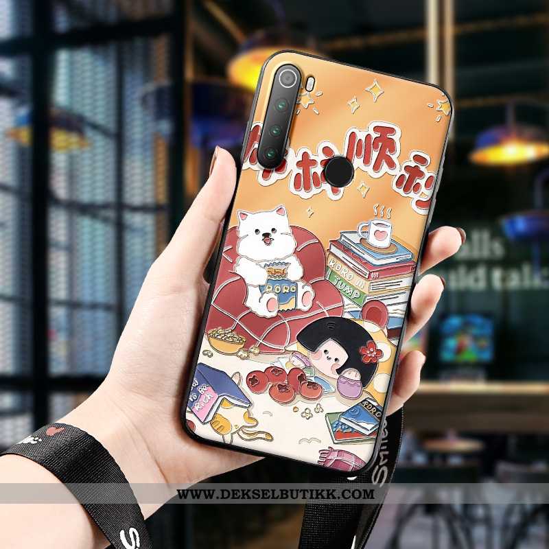 Etui Xiaomi Redmi Note 8t Relieff Beskyttelse Liten Rød, Deksel Xiaomi Redmi Note 8t Vakker Tilbud