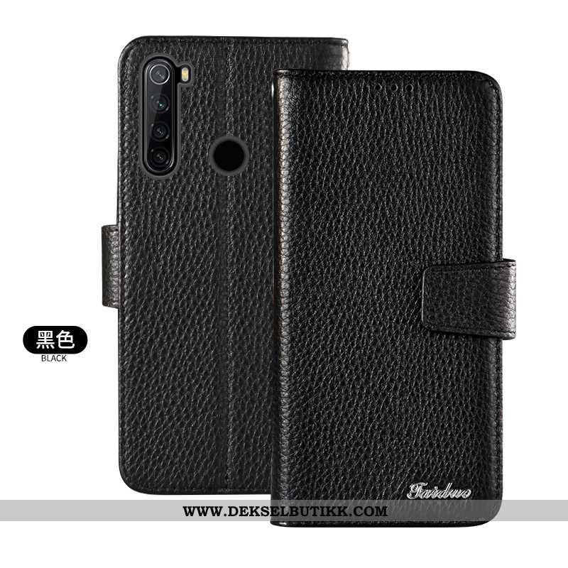 Etui Xiaomi Redmi Note 8t Skinn Liten Alt Inkludert Rød Brun, Deksel Xiaomi Redmi Note 8t Beskyttels