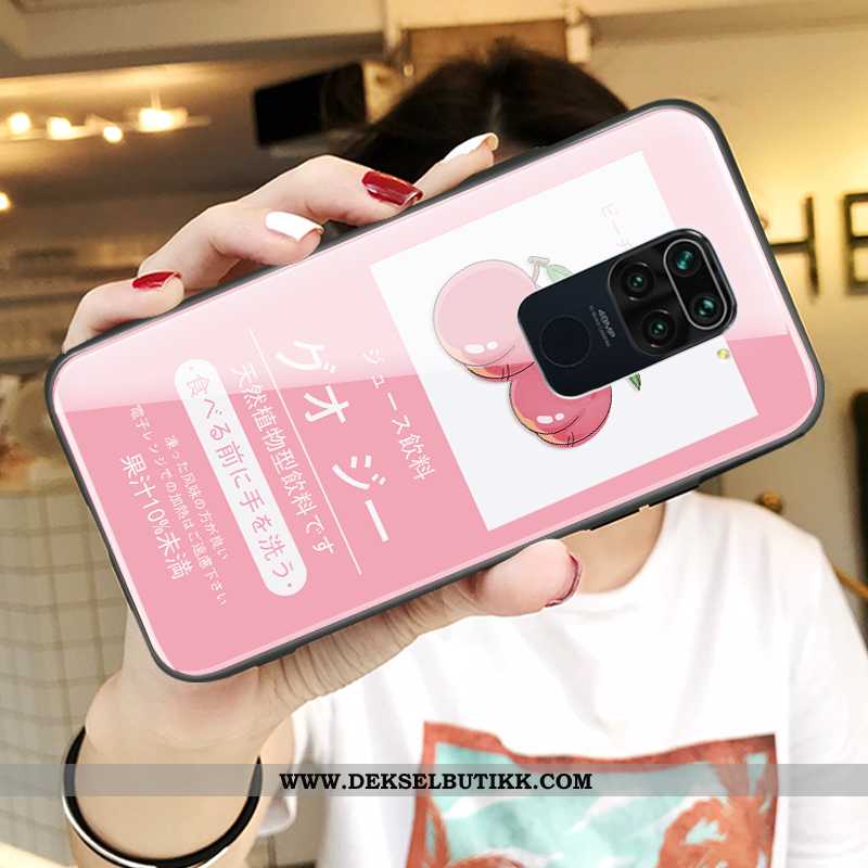 Etui Xiaomi Redmi Note 9 Beskyttelse Kreativ Anti-fall Nye Hvitt, Deksel Xiaomi Redmi Note 9 Glass B