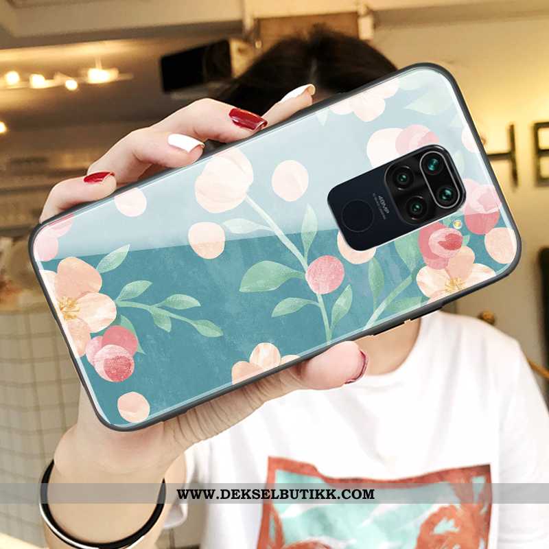 Etui Xiaomi Redmi Note 9 Beskyttelse Kreativ Anti-fall Nye Hvitt, Deksel Xiaomi Redmi Note 9 Glass B