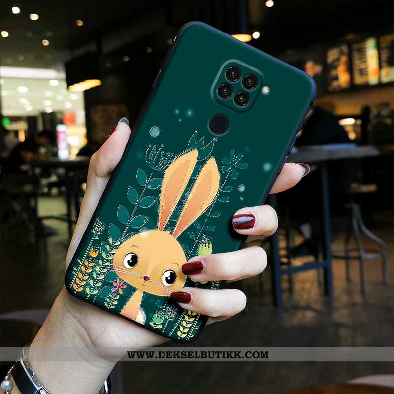 Etui Xiaomi Redmi Note 9 Cartoon Mobiltelefon Blå Anti-fall, Deksel Xiaomi Redmi Note 9 Vakker Billi