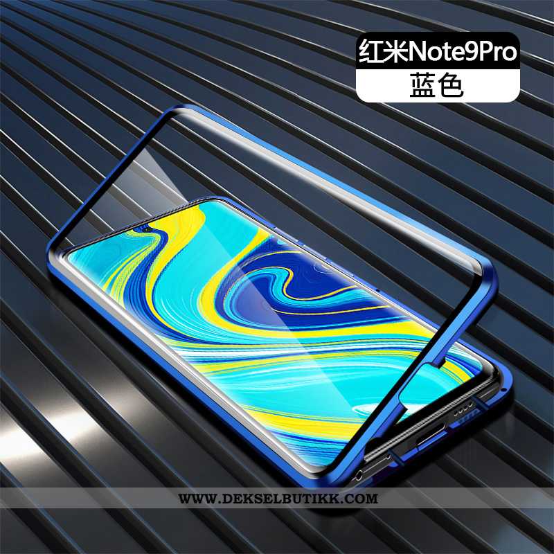 Etui Xiaomi Redmi Note 9 Pro Trend Rød Beskyttelse Grønn, Deksel Xiaomi Redmi Note 9 Pro Metall Bill