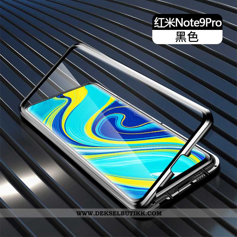 Etui Xiaomi Redmi Note 9 Pro Trend Rød Beskyttelse Grønn, Deksel Xiaomi Redmi Note 9 Pro Metall Bill