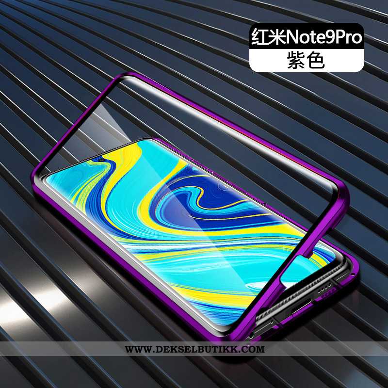 Etui Xiaomi Redmi Note 9 Pro Trend Rød Beskyttelse Grønn, Deksel Xiaomi Redmi Note 9 Pro Metall Bill