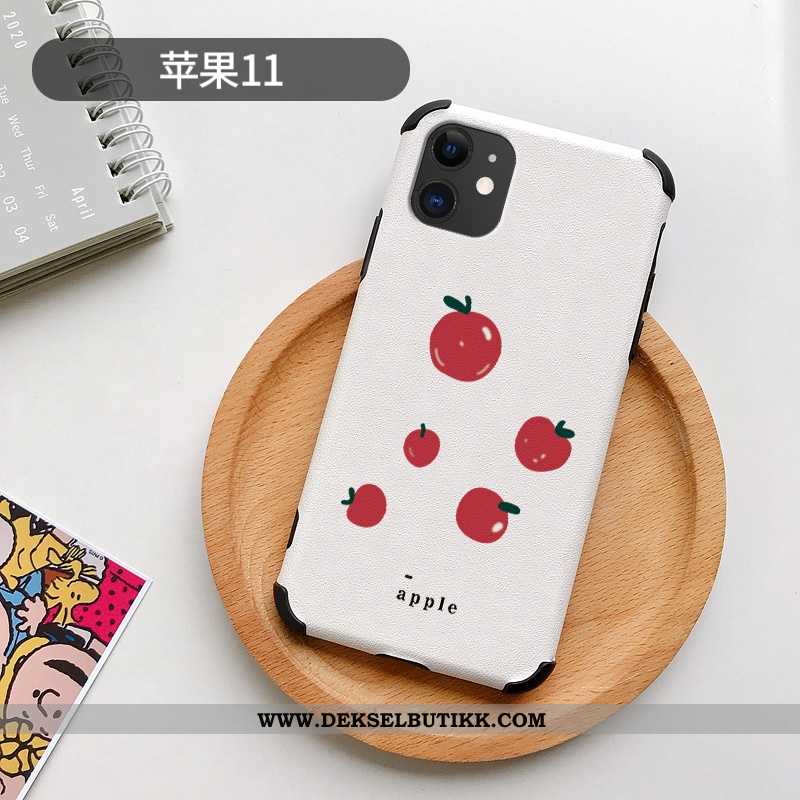 Etui iPhone 11 Av Personlighet Mote Fersk Hvitt, Deksel iPhone 11 Cartoon Rabatt