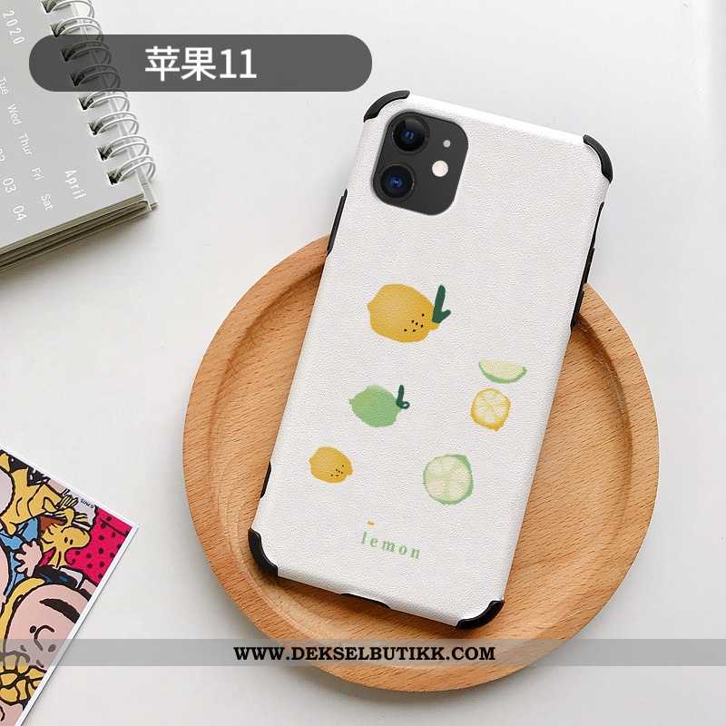 Etui iPhone 11 Av Personlighet Mote Fersk Hvitt, Deksel iPhone 11 Cartoon Rabatt