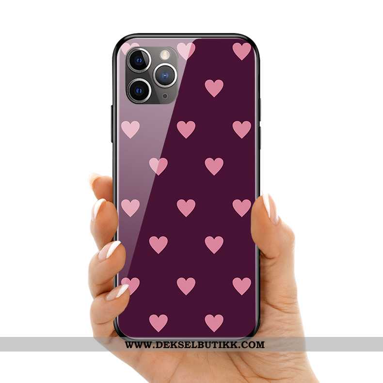 Etui iPhone 11 Pro Max Beskyttelse Vakker Enkel Lovers Lilla, Deksel iPhone 11 Pro Max Glass Tilbud