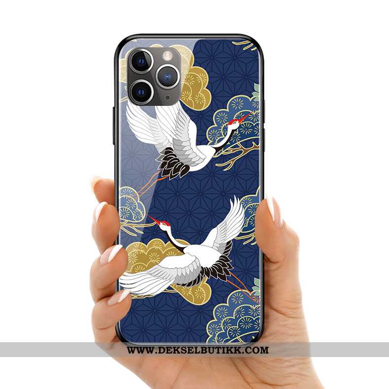 Etui iPhone 11 Pro Max Original Blå Kunst Deksel, iPhone 11 Pro Max Silikon Tilbud