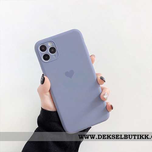 Etui iPhone 11 Pro Max Silikon Hvit Enkel Vakker Hvitt, Deksel iPhone 11 Pro Max Beskyttelse Rabatt