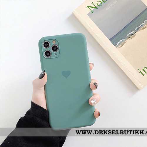 Etui iPhone 11 Pro Max Silikon Hvit Enkel Vakker Hvitt, Deksel iPhone 11 Pro Max Beskyttelse Rabatt