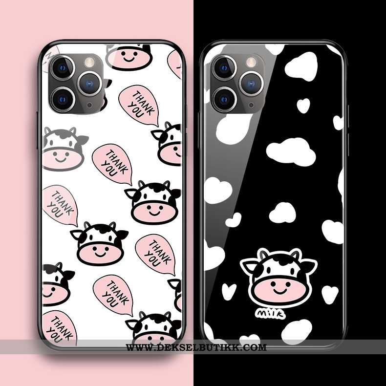 Etui iPhone 11 Pro Max Silikon Vakker Original Cow Svart, Deksel iPhone 11 Pro Max Beskyttelse Til S