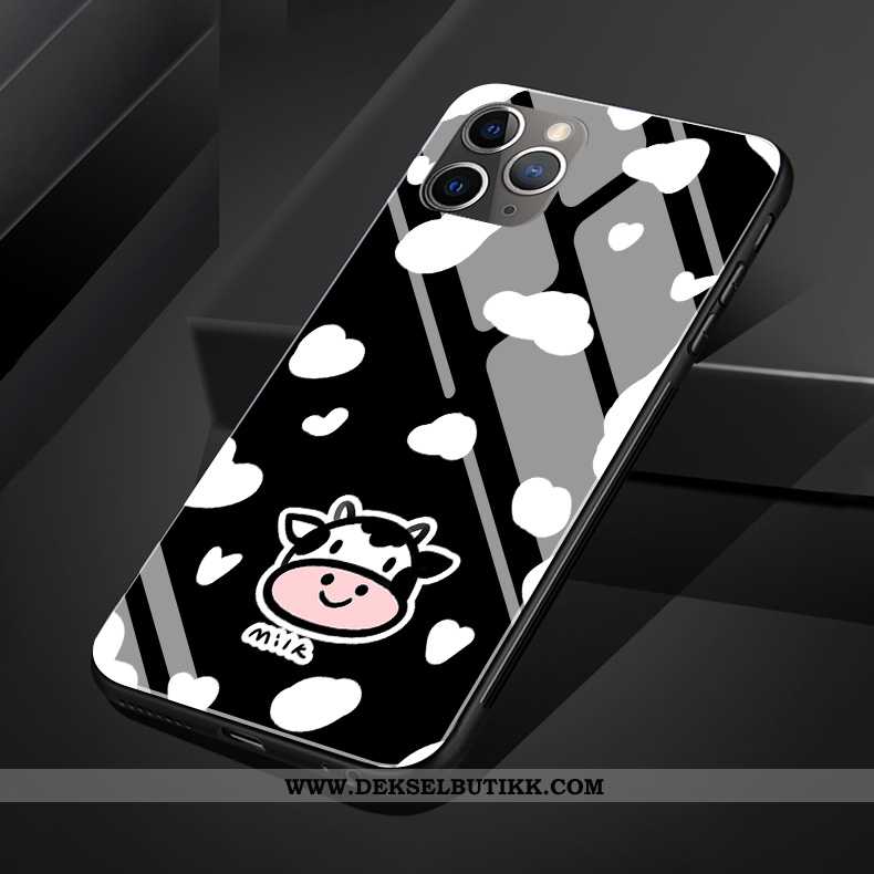 Etui iPhone 11 Pro Max Silikon Vakker Original Cow Svart, Deksel iPhone 11 Pro Max Beskyttelse Til S