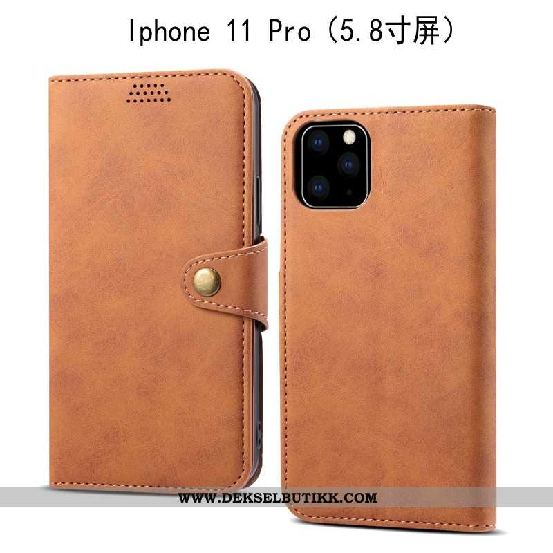 Etui iPhone 11 Pro Myke Rød Folio Anti-fall, Deksel iPhone 11 Pro Beskyttelse Kjøpe