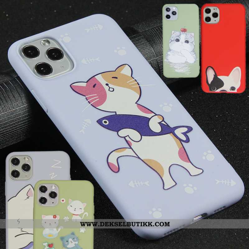 Etui iPhone 11 Pro Silikon Fersk Myke Blå, Deksel iPhone 11 Pro Cartoon Tilbud