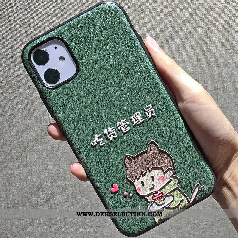 Etui iPhone 11 Relieff Enkel Rosa Anti-fall, Deksel iPhone 11 Cartoon Til Salgs