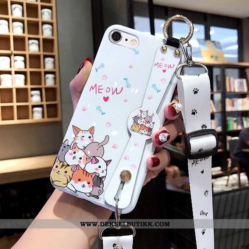 Etui iPhone 6/6s Plus Silikon Alt Inkludert Myke Rød, Deksel iPhone 6/6s Plus Hengende Ornamenter Ti