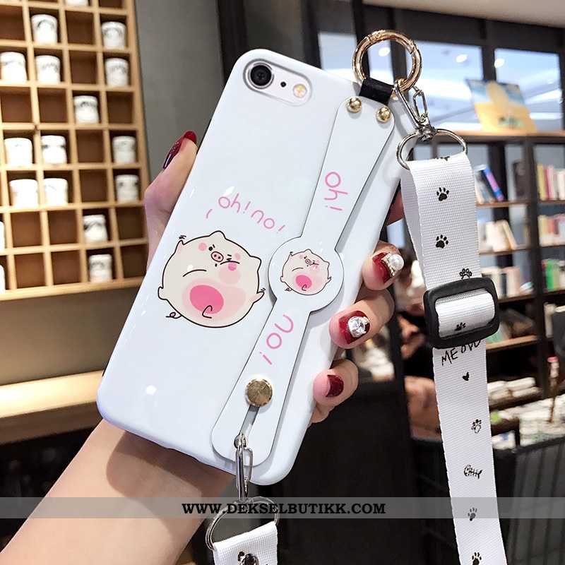 Etui iPhone 6/6s Plus Silikon Alt Inkludert Myke Rød, Deksel iPhone 6/6s Plus Hengende Ornamenter Ti