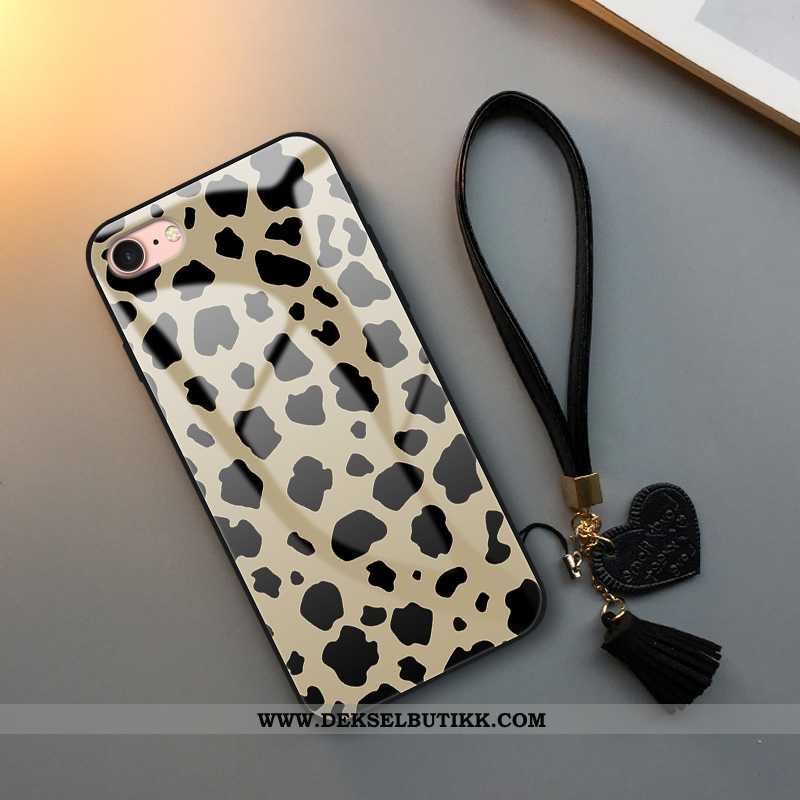 Etui iPhone 7 Myke Leopard Anti-fall Mobiltelefon Hvitt, Deksel iPhone 7 Glass Rabatt