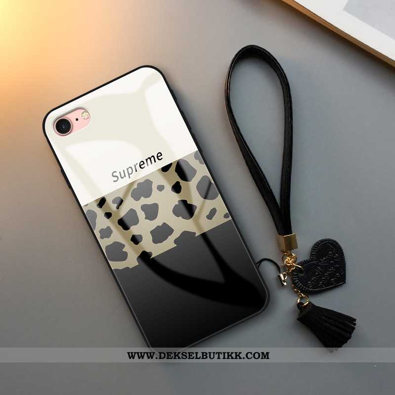 Etui iPhone 7 Myke Leopard Anti-fall Mobiltelefon Hvitt, Deksel iPhone 7 Glass Rabatt