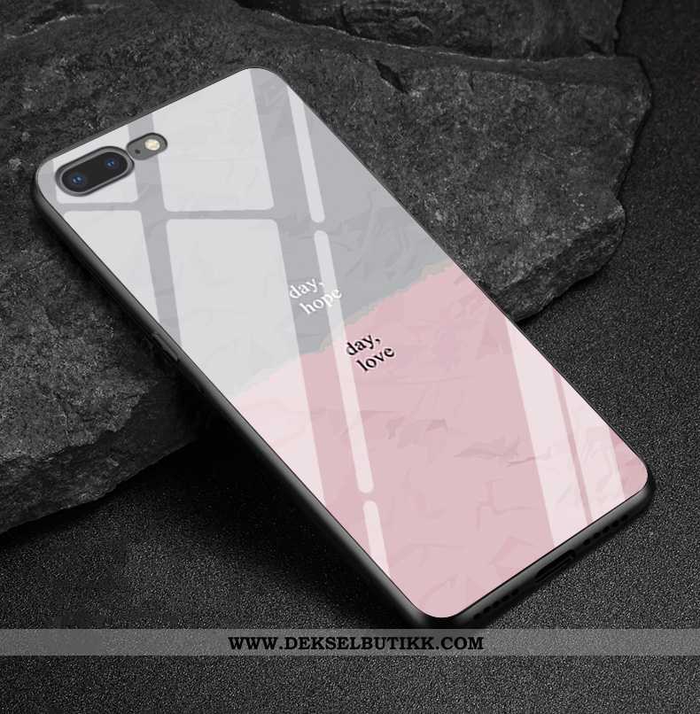 Etui iPhone 7 Plus Glass Farge Mobiltelefon, Deksel iPhone 7 Plus Beskyttelse Billig