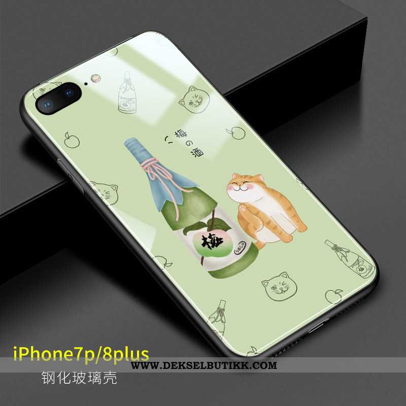 Etui iPhone 8 Plus Cartoon Kreativ Fersk Mobiltelefon Grønn, Deksel iPhone 8 Plus Vakker Salg