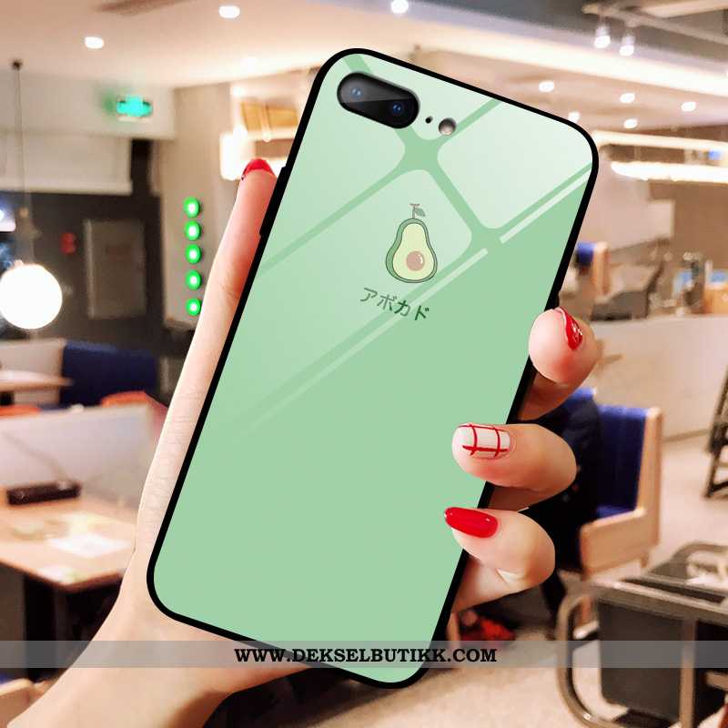 Etui iPhone 8 Plus Glass Fersk Grønn Mobiltelefon, Deksel iPhone 8 Plus Gul Tilbud